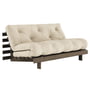 Karup Design - Roots Slaapbank, 160 x 200 cm, grenen johannesbroodbruin / beige (747)